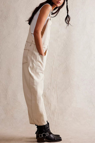 Utility-Inspired Wide-Leg Jumpsuit