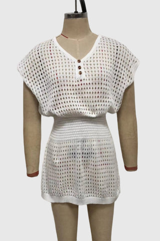Breezy Knit Beach Dress