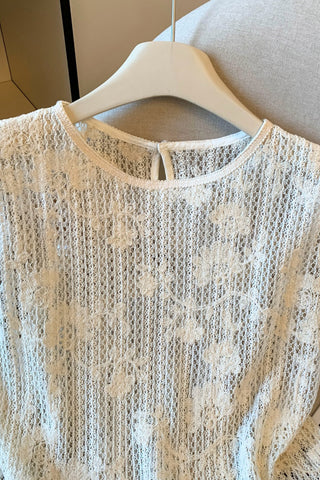 Floral Lace Sleeveless Top