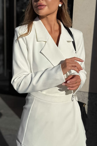 Elegant Tailored Wrap Dress