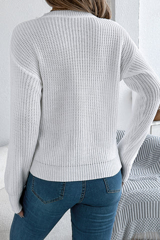 Chevron Pattern Knit Sweater