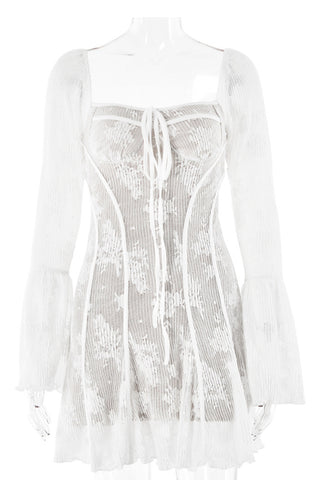 Lace Detail Casual Dress