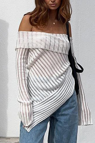 Off-Shoulder Asymmetrical Top
