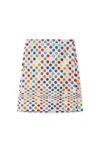 Vibrant Polka Dot Mini Dress