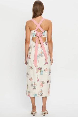 Tropical Print Vacation Dress