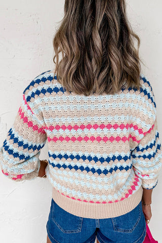 Striped Knit Sweater