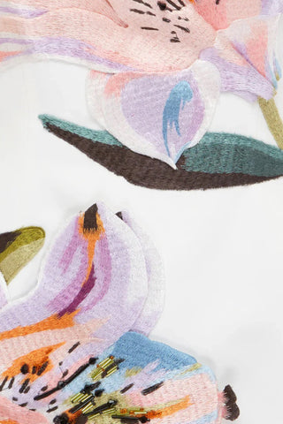 Strapless Floral Mini Dress