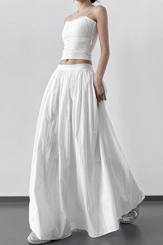 Elegant Maxi Skirt with Gather