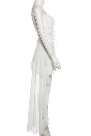 Layered Evening Maxi Dress