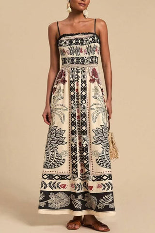 Vibrant Floral Maxi Dress