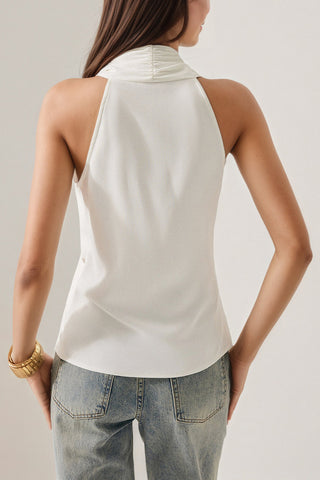 Elegant Wrap Halter Top
