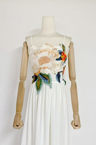 Floral Detail Midi Dress