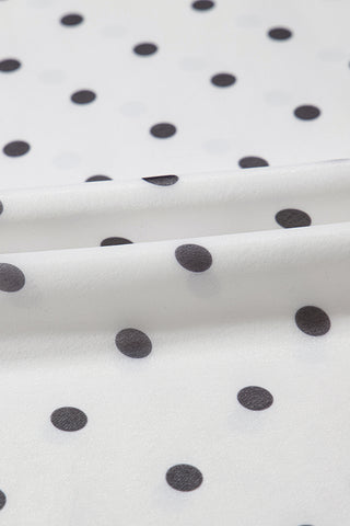 Polka Dot Smocked Maxi Dress