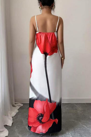 Floral Print Maxi Dress