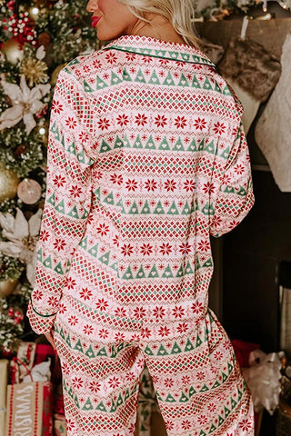 Christmas Print 2-Piece Pajama Set
