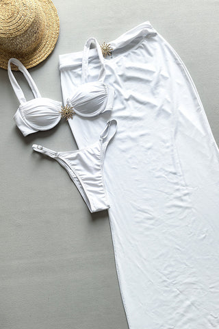 Chic Two-Piece Beach Ensemble