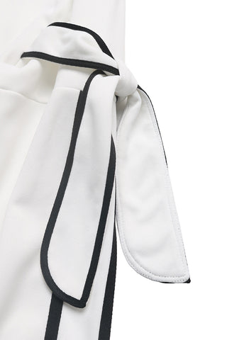 Tie-Sleeve Sweatshirt