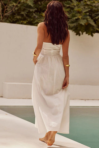 Halter Neck Casual Maxi Dress