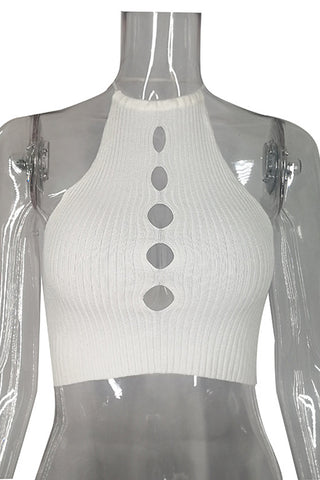 Halter Knit Tank Top