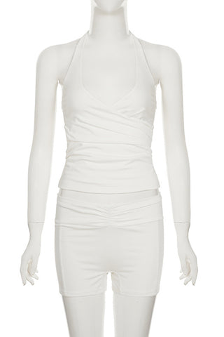 Stylish Halter Short Set