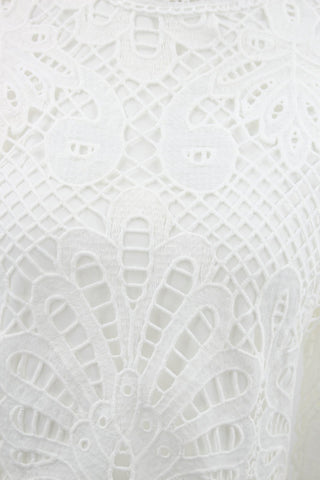 Crochet Balloon Sleeve Top