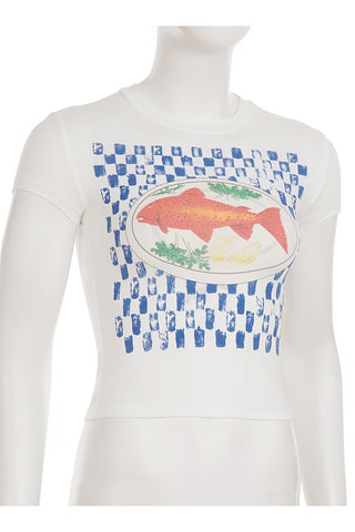 Graphic Fish Print T-Shirt