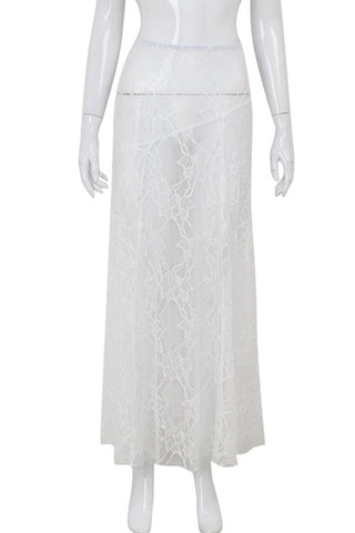 Elegant Sheer Maxi Skirt