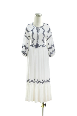 Bohemian Printed Maxi Dress