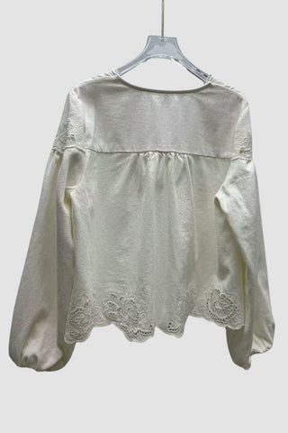 Elegant Button-Front Blouse