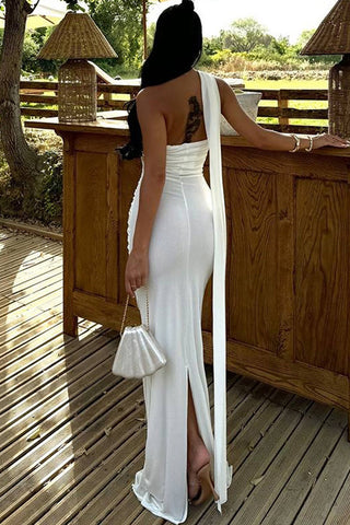 Elegant Ruched Evening Gown