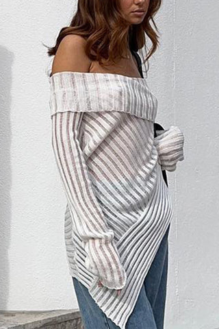 Off-Shoulder Asymmetrical Top