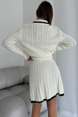 Knit Sweater and Skirt Set