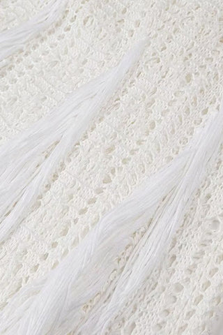 Long Lace Casual Midi Dress