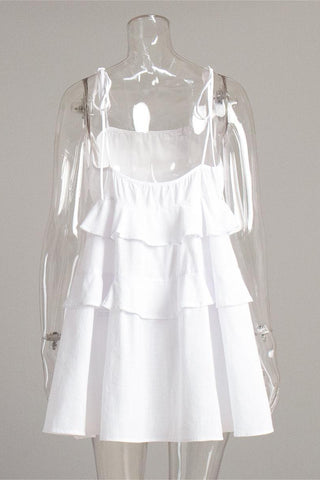 Tiered Ruffle Mini Dress