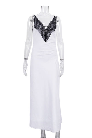 Lace Trim Slip Dress