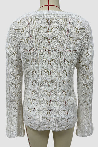 Elegant Lace Knit Sweater