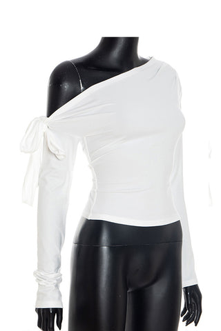 Asymmetrical One-Shoulder Top