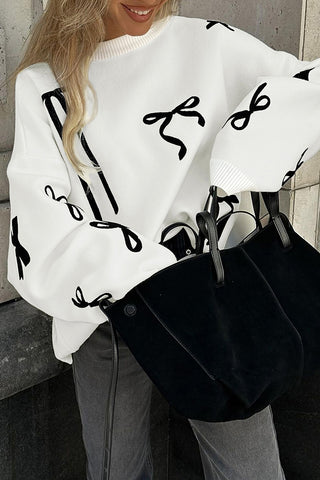 Stylish Bow Detail Sweater