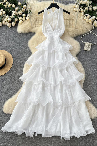 Tiered Ruffle Maxi Dress