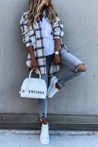 Stylish Button-Down Shacket