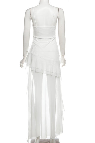 Layered Evening Maxi Dress