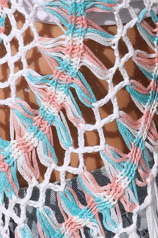 Crochet Fringe Beach Cover-Up