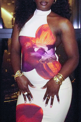 Bold Floral Maxi Dress