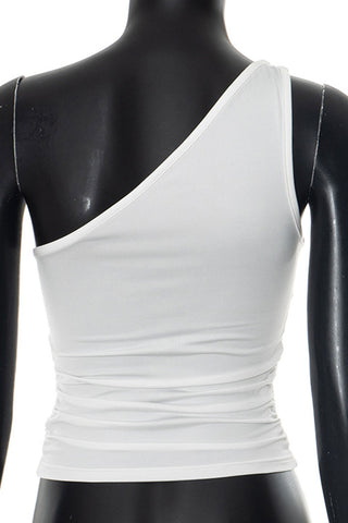 Asymmetric Cutout Tank Top