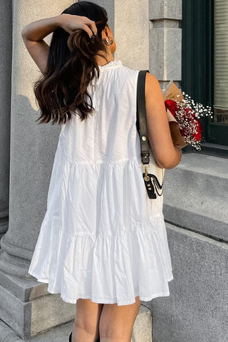 Sleeveless Tiered Casual Dress