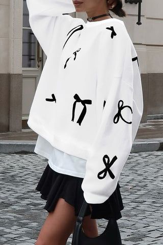 Stylish Bow Detail Sweater