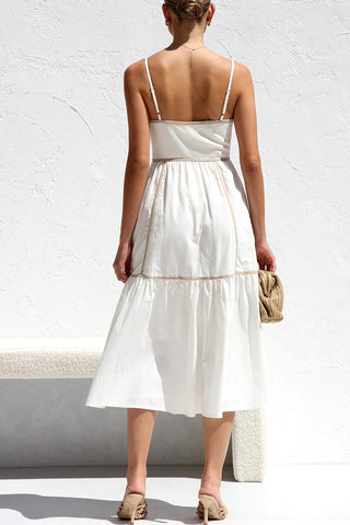 Elegant A-Line Midi Dress