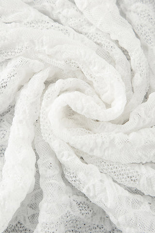 Cap-Sleeve Lace Maxi Dress