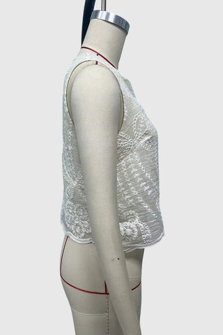Sleeveless Floral Tank Top