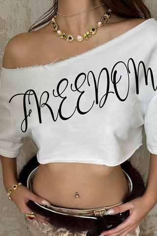 Off-Shoulder Freedom Tank Top